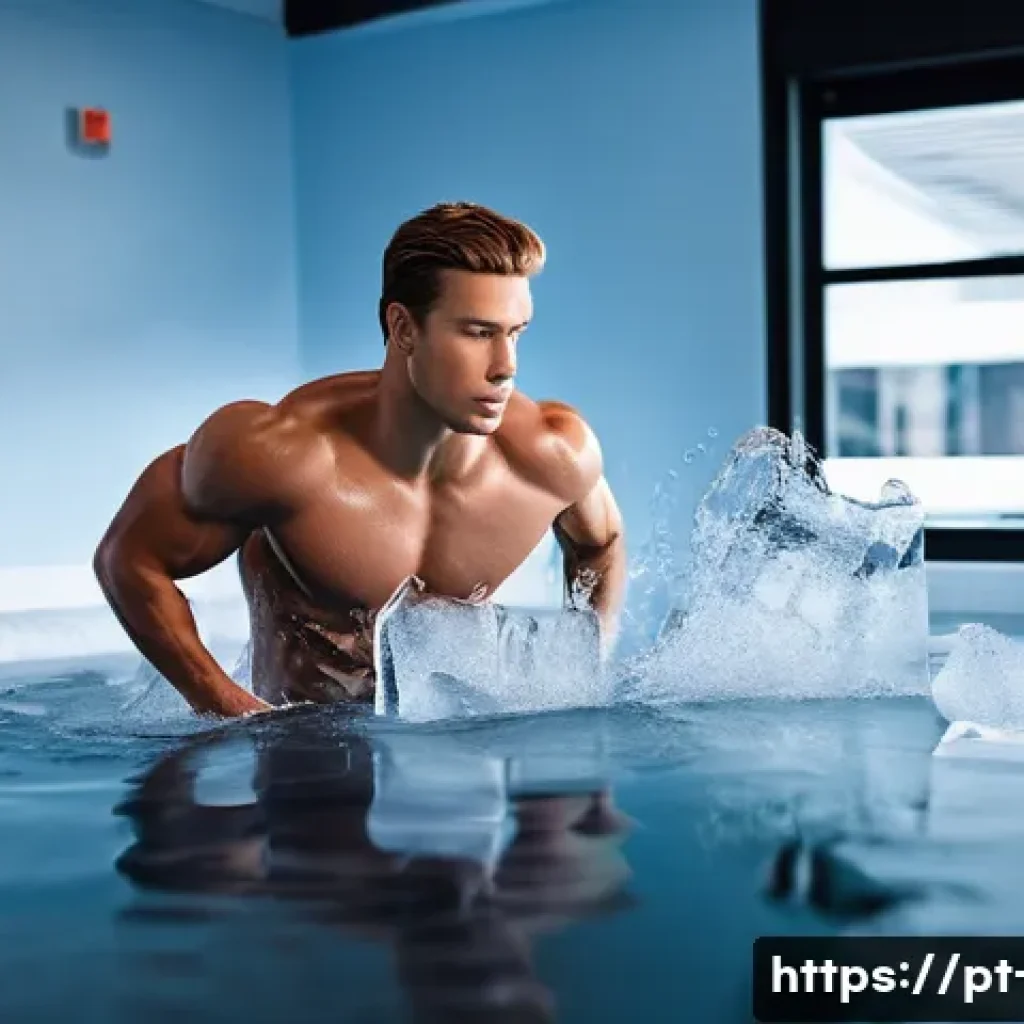 운동 후 아이스배스 효과 - The Initial Plunge: Embracing the Chill for Muscle Recovery**

"A fit young athlete, male or female,...