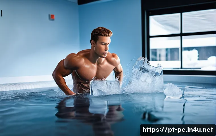 운동 후 아이스배스 효과 - The Initial Plunge: Embracing the Chill for Muscle Recovery**

"A fit young athlete, male or female,...